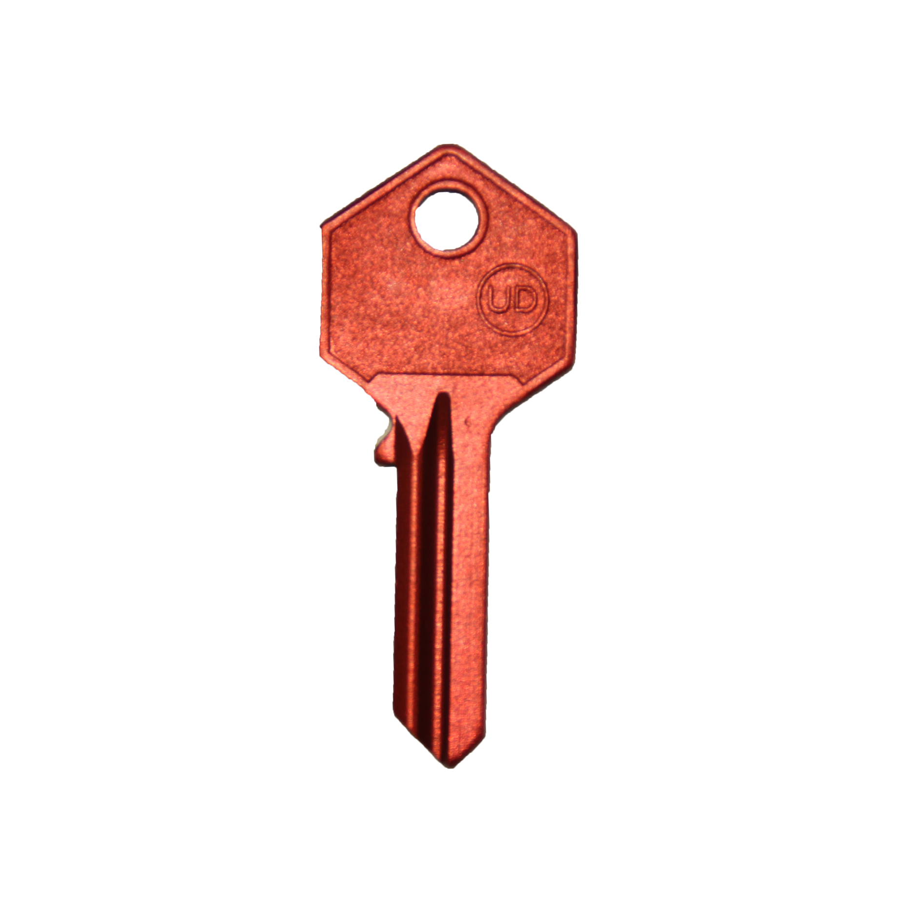 UD Aluminum alloy key blanks with different colors and custom logo ...